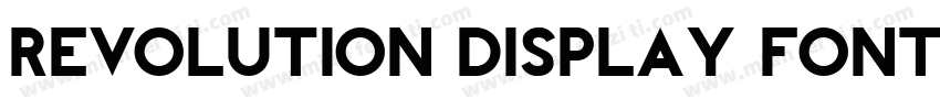 Revolution Display Font字体转换